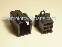 Hitachi Style 9 Prong Black Mini Block Plug