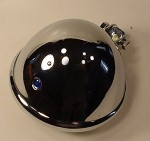 5 3/4 Pedistal Mount Chrome Headlight back