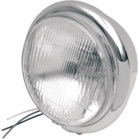 5 3/4 Pedistal Mount Chrome Headlight