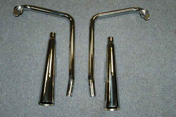 Example of 2-2 All Chrome Megaphone Exhaust