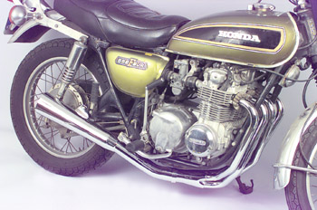 All Chrome 4-1 Shown On '71-'73 CB500-4