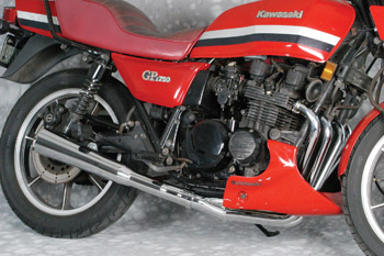 4-1 All Chrome Shown On '83-'84 ZX750A GPZ