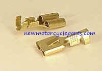 Large Female Spade Connector For White Block Plugs Below