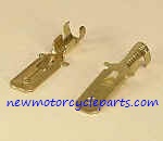 Large Male Spade Connector For White Block Plugs Below