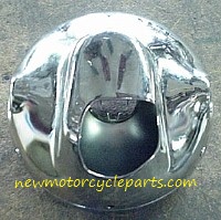 Chrome Universal Halogen 6 1/2 Inch Headlight back