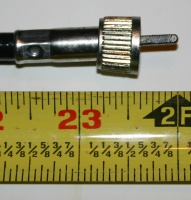 Gauge End of XS400 Tachometer Cable