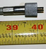 Wheel End of Speedo Cable